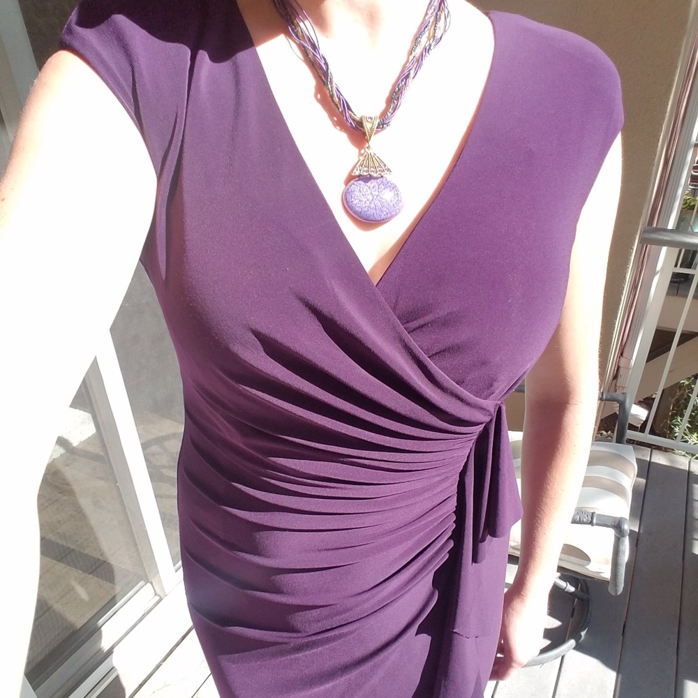 Plum Evan Picone Dress